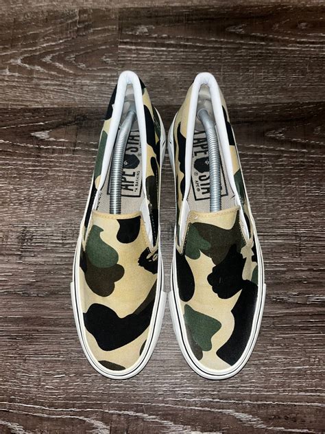 Bape 1st Camo Slip On | Grailed