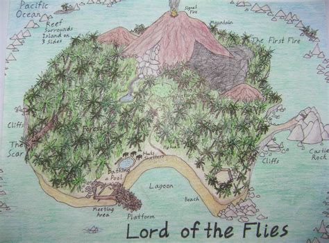 Lord Of The Flies Island Map Drawing at GetDrawings | Free download