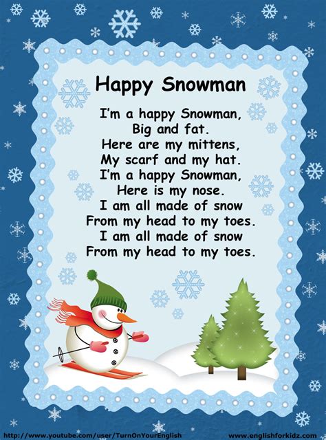 I'm a Happy Snowman - Winter Song for Children