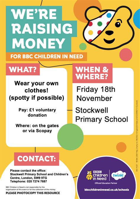 Children In Need - 18th November 2022 - Stockwell Primary