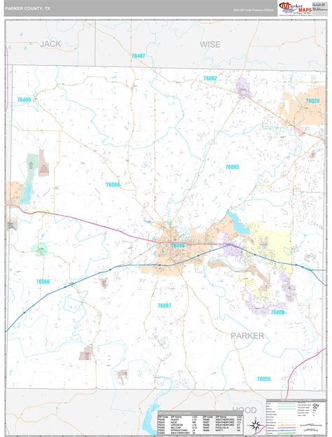 Parker County Map TX