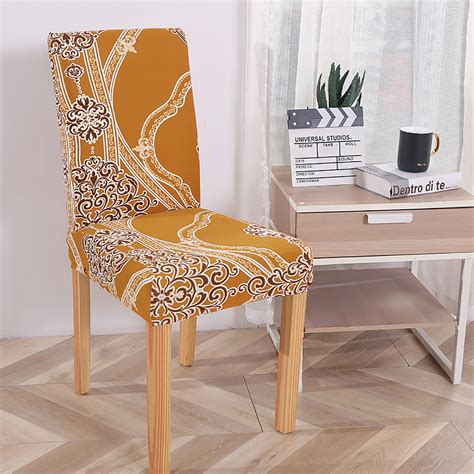 Floral Stretch Chair Covers 1/2/4/6PCS Slipcover Dining Home Banquet ...