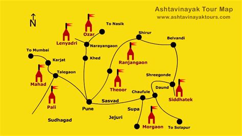 ashtavinayak-tour-map - Ashtavinayak Tour