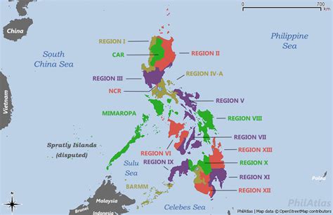 Philippine Map And Its Regions And Provinces – The World Map