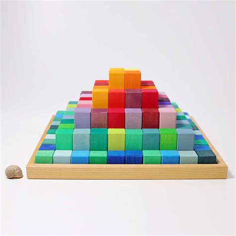 Stepped Pyramid Building Set (100 pieces) - Abby Sprouts Baby and ...