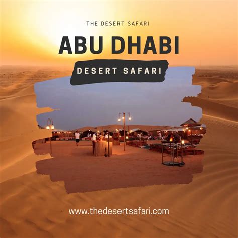 Desert Safari in Abu Dhabi - Evening Desert Safari in Abu Dhabi