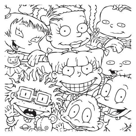 Simple Rugrats coloring page - Download, Print or Color Online for Free