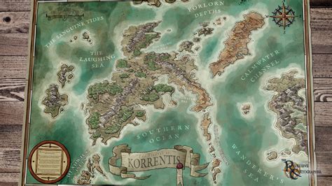 Regional Fantasy Map The Realm of Haven Digital Map DnD Pathfinder and ...