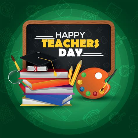 Happy teacher's day card design 2050251 Vector Art at Vecteezy