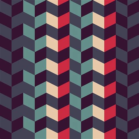 Geometric Abstract Art | Abstract Retro Geometric Pattern Digital Art ...