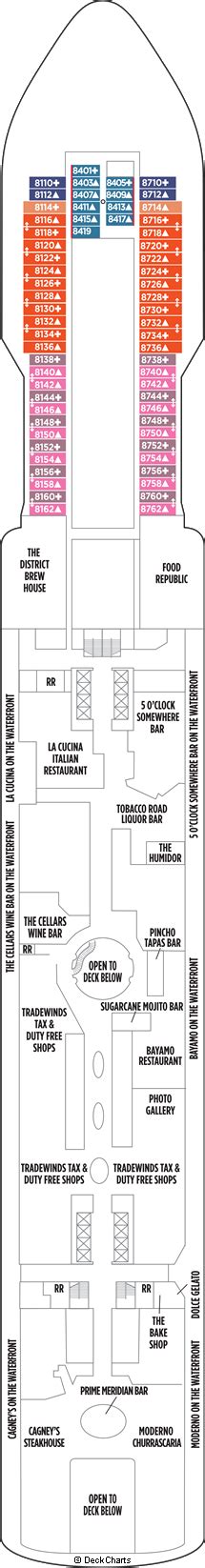 Norwegian Escape Deck Plans: Ship Layout, Staterooms & Map - Cruise Critic