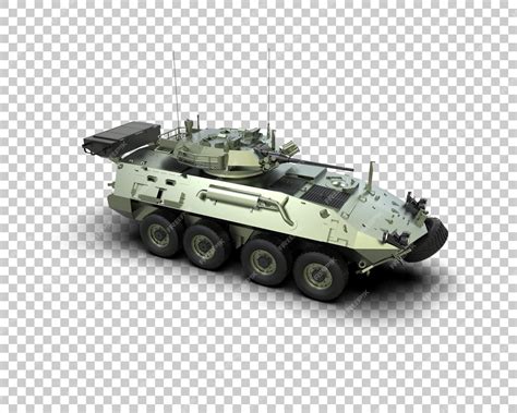 Premium PSD | Armored tank building isolated on background 3d rendering ...