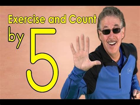 Count by 5's | Exercise and Count By 5 | Count to 100 | Counting Songs ...