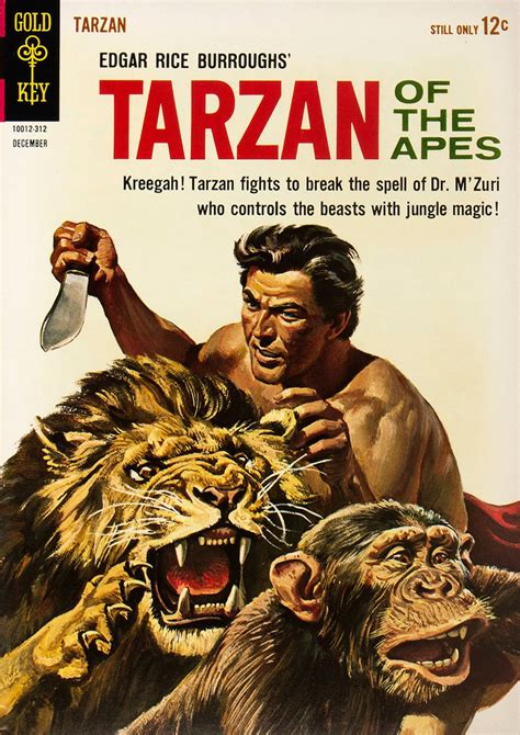 Hake's - "TARZAN" #139 COMIC BOOK COVER ORIGINAL ART BY GEORGE WILSON.