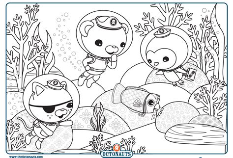 Octonauts - Coloring Page - World Ocean Day