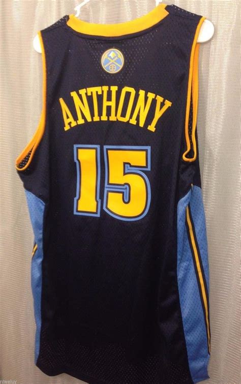 New > Carmelo Anthony Denver Nuggets Jersey > Adidas NBA Authentics ...