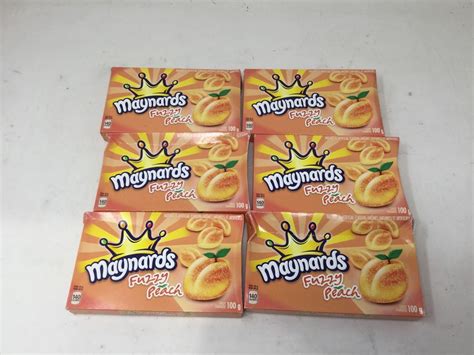 Maynards Fuzzy Peach (6 x 100g)