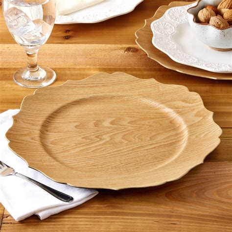 Wood Charger Plates - Foter