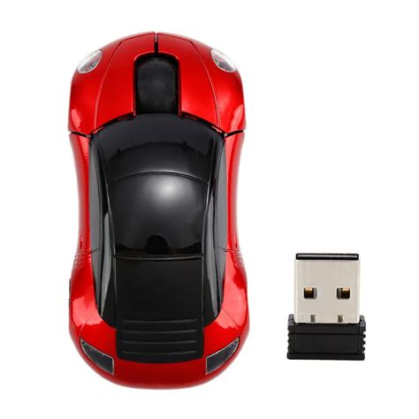 Centechia 2.4GHz Wireless Mouse Car Shaped Optical USB Mouse/Mice for ...