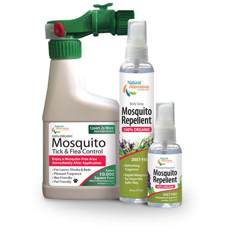 Natural Mosquito Repellent Spray Bundle for Yard, Plants & Skin