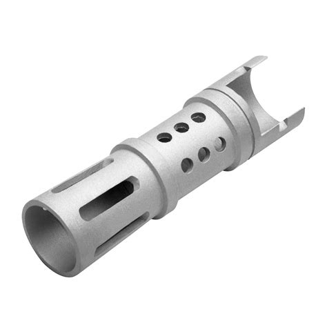 Buy Cheap Ncstar AMS14 Ruger Mini 14 Muzzle Silver Brake|ReplicaAirguns.ca