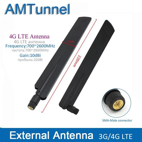 2pcs 4G antenna 4g LTE external antenna 10dBi 3G router antenna 3G ...