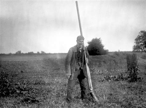 A Punt Gun, used for duck hunting but were banned because they depleted ...