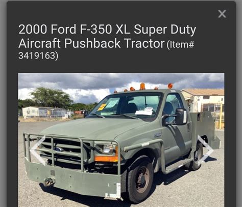 2000 Ford F-350 XL Super Duty Aircraft Pushback Tractor | Ford ...