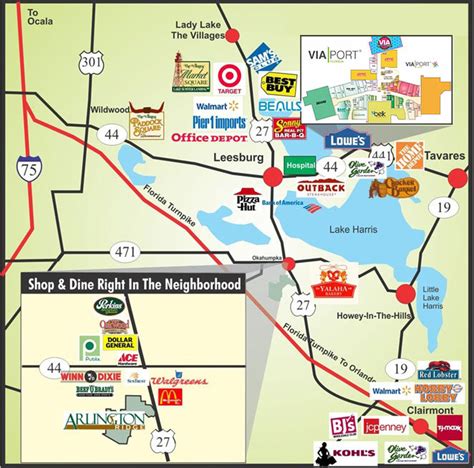 Location Map - Arlington Ridge Florida Retirement Community