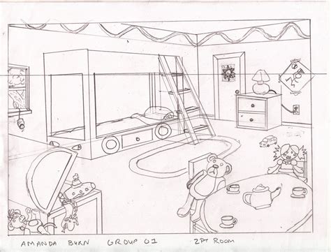 One Point Perspective Room Drawing at GetDrawings | Free download