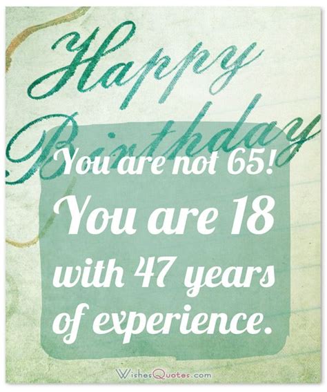 65th Birthday Wishes And Amazing Birthday Card Messages | Birthday ...