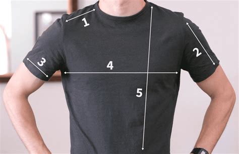 Men's Visual T-Shirt Fit Guide