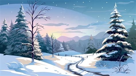 The Winter Season From The Snowy Landscape Images Background, Winter ...