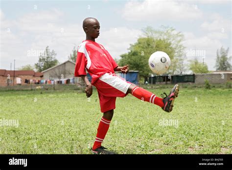 Black Kids Playing Football