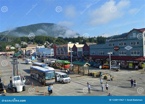 Ketchikan Alaska Cruise Port Editorial Photography - Image of tour ...