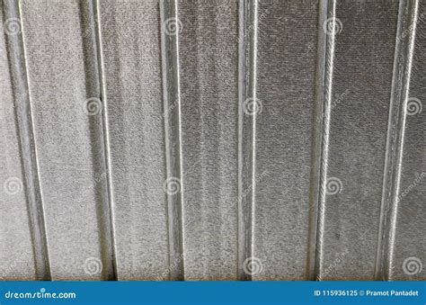 Corrugated Metal Roof Texture for Background Stock Image - Image of ...