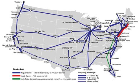 Amtrak Routes Map Images, Photos | Mungfali