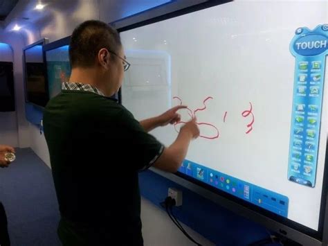 Office Interactive Touch Screen Tv , Large Touch Screen Computer ...