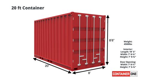 20 ft Shipping Container Standard Cargo Worthy (20STCW) – Container One