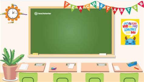 17 Fun Virtual Teacher Backgrounds for Online Teaching | Classroom ...