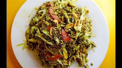 Laphet Thoke - Delicious Burmese Fermented Tea Leaf Salad - YouTube