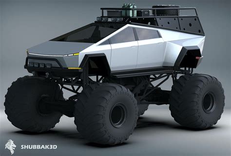 Tesla 'Monster' Cybertruck concept makes traditional monster trucks ...