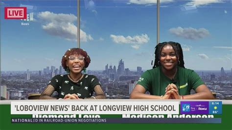 Longview High School students bring back student-ran newscast - YouTube