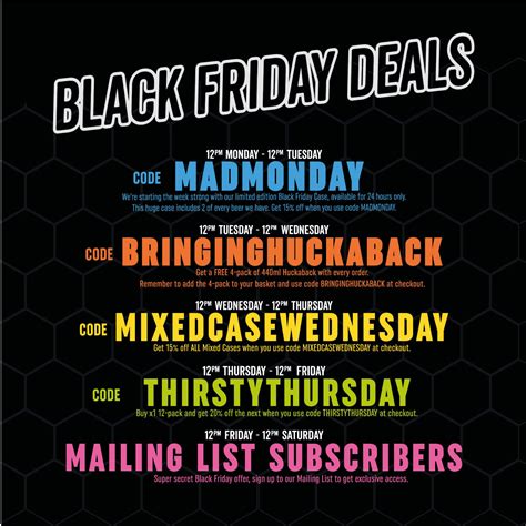 BLACK FRIDAY DEALS 2023