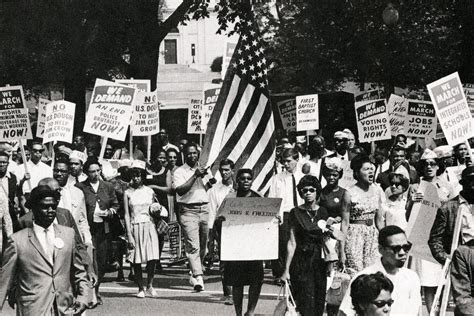 Marchers in Martin Luther King, Jr.'s, 1963 March on Washington ...