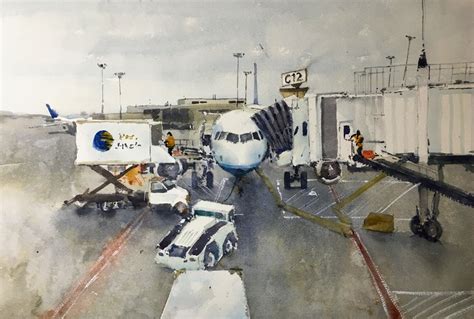 Airport Runway Drawing