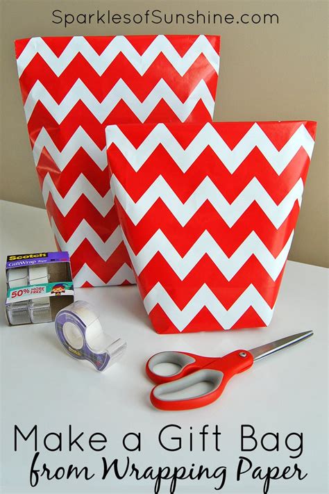 How to Make a Gift Bag from Wrapping Paper in 5 Simple Steps