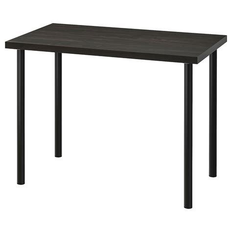 LINNMON / ADILS desk, black-brown, 393/8x235/8" - IKEA