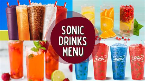 Sonic Drinks Menu 2024 with Prices - All Drinks Variations