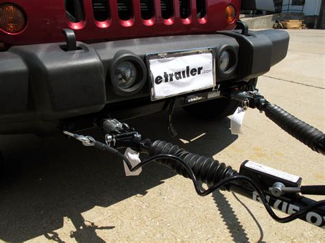 Jeep Wrangler Blue Ox Alpha Tow Bar - Motor Home Mount - 6,500 lbs